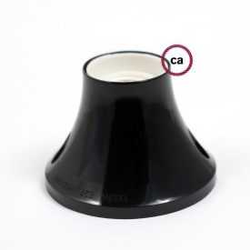 90° heat-softening plastic wall or ceiling lamp holder