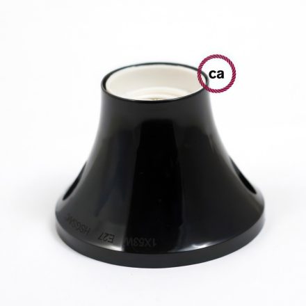 90° heat-softening plastic wall or ceiling lamp holder
