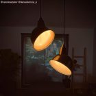 Double sleeve, thermoplastic E27 lamp holder set for lampshades