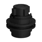 Double-sleeve black heat-softening E27 lamp socket set for lampshades and Lumet String Lights
