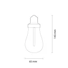 LED bulb Plumen 002 6.5 W 500 lm E27 2200 K Dimmable