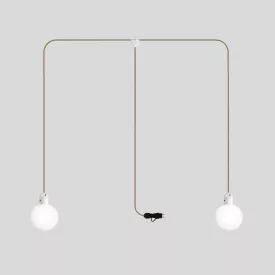   Modulair IP65 2-way pluggable outdoor lamp with unbreakable Unbreak-a-Ball shades