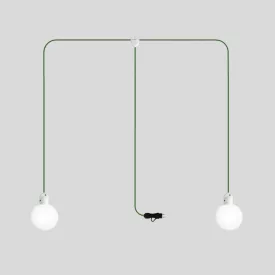   Modulair IP65 2-way pluggable outdoor lamp with unbreakable Unbreak-a-Ball shades