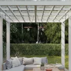 Modular portable outdoor string lights IP65, with 2 lampshades