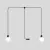Modulair IP65 2-way pluggable outdoor lamp with unbreakable Unbreak-a-Ball shades