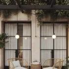 Modulair IP65 2-way pluggable outdoor lamp with unbreakable Unbreak-a-Ball shades