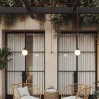 Modulair IP65 2-way pluggable outdoor lamp with unbreakable Unbreak-a-Ball shades