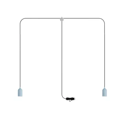 T-Snake Modulair portable outdoor lamp IP65, with 2 lamps