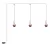 E-Snake Modulair portable outdoor lamp IP65, with 3 lamps