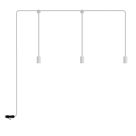 E-Snake Modulair portable outdoor lamp IP65, with 3 lamps
