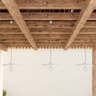 E-Snake Modulair portable outdoor lamp IP65, with 3 lamps and lamp shades