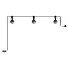 Modular portable outdoor string lights IP65, with 3 lamps