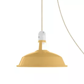   Portable outdoor Snake lamp with Harbour lampshade, 5 m textile cable, IP65 waterproof lamp holder and plug