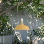 Portable outdoor Snake lamp with Harbour lampshade, 5 m textile cable, IP65 waterproof lamp holder and plug