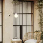Modulair IP65 pluggable outdoor lamp with unbreakable Unbreak-a-Ball shade