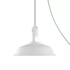 Portable outdoor Snake lamp with Harbour lampshade, 5 m textile cable, IP65 waterproof lamp holder and plug