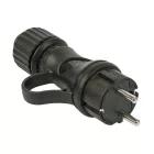 Portable outdoor Snake lamp with Harbour lampshade, 5 m textile cable, IP65 waterproof lamp holder and plug