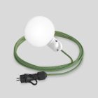 Modulair IP65 pluggable outdoor lamp with unbreakable Unbreak-a-Ball shade