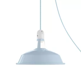   Portable outdoor Snake lamp with Harbour lampshade, 5 m textile cable, IP65 waterproof lamp holder and plug