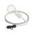 Modulair Snake Elegant, portable outdoor lamp, 5 m textile cable, IP65 waterproof lamp holder and plug