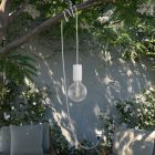 Modulair Snake Elegant, portable outdoor lamp, 5 m textile cable, IP65 waterproof lamp holder and plug