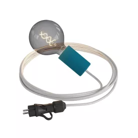  Modulair Snake Elegant, portable outdoor lamp, 5 m textile cable, IP65 waterproof lamp holder and plug