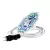 Snake Modulair mini Ellepì with flat lampshade, portable outdoor lamp, IP65 waterproof lamp holder and plug