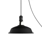 Portable outdoor Snake lamp with Harbour lampshade, 5 m textile cable, IP65 waterproof lamp holder and plug