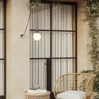 Modulair IP65 pluggable outdoor lamp with unbreakable Unbreak-a-Ball shade