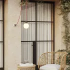 Modulair IP65 pluggable outdoor lamp with unbreakable Unbreak-a-Ball shade