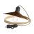 Modular Snake with swing shade, portable outdoor lamp, 5 m textile cable, IP65 waterproof lamp holder and plug