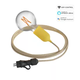    Snake EIVA Wi-Fi, portable outdoor lights, 5 m fabric cables, IP65 lamp holder and smart bulb