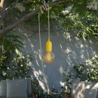 Modulair Snake Pastel, portable outdoor lamp, 5 m textile cable, IP65 waterproof lamp holder and plug