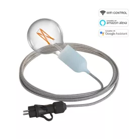    Snake EIVA Wi-Fi, portable outdoor lights, 5 m fabric cables, IP65 lamp holder and smart bulb