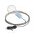Modulair Snake Pastel, portable outdoor lamp, 5 m textile cable, IP65 waterproof lamp holder and plug