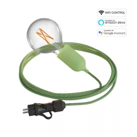    Snake EIVA Wi-Fi, portable outdoor lights, 5 m fabric cables, IP65 lamp holder and smart bulb