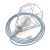 Table Snake - Plug-in lamp with cage-like Diamond lampshade