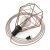 Table Snake - Plug-in lamp with cage-like Diamond lampshade
