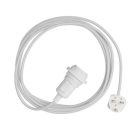 Lampshade snake - Plug-in lamp with colorful textile cable