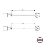 Snake Twisted lampshade - Plug-in lamp with twisted textile cable