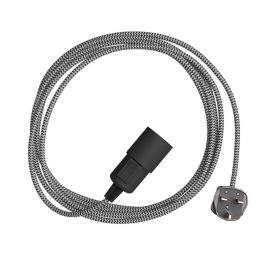   Snake Zig-Zag - Plug-in lamp with textile cable and Zig-Zag effect