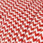 Snake Zig-Zag - Plug-in lamp with textile cable and Zig-Zag effect