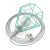 Table Snake - Plug-in lamp with cage-like Diamond lampshade