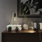 Table Snake - Plug-in lamp with cage-like Diamond lampshade