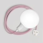 Snake portable lamp with switch on the lamp holder, plug and unbreakable shade Unbreak-a-Ball