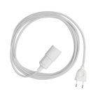 Snake - plug-in lamp with colorful textile cable