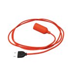 Silicone snake light with switch and plug