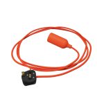 Silicone snake light with switch and plug