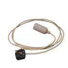 Silicone snake light with switch and plug