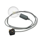 Silicone snake light with switch and plug